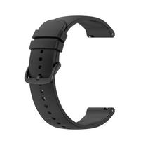 Amazfit Bip 3 Pro/S Lite/U Pro/GTR 42mm 20mm silikoninis dirželis Amazfit GTS 4 Mini/2 2E 3 apyrankė 20mm juoda