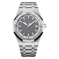 Naujienos Specht&Sohne Laikrodis 40MM Automatiniai Laikrodžiai Vyrams Japonijos Miyota Mechanizmas Safyrinis Stiklas Nerūdijantis Plienas 50M Atsparumas Vandeniui Japan Miyota 8215 white