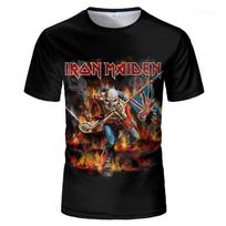 Maiden Piece of Mind Vintažinis Eddie su grandinėmis 1983 Mirties smegenys Juodosios muzikos gerbėjo marškinėliai M brown