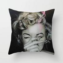 Marilyn Monroe Pagalvės užvalkalas Dekoratyvinis Poliesterio Sofos Mėtymo Pagalvės Užvalkalas Retro Moterys Super Žvaigždės Pagalvės Užvalkalas Namų Dekoras 45X45CM 12x12Inch gray