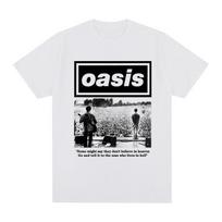 Oasi Roko Grupės Logotipas Vintažiniai marškinėliai Britų Muzikos Albumai Dovanojimo Idėja Drabužiai Medvilniniai Vyriški Marškinėliai Nauji TEE MARŠKINĖLIAI Moteriški Viršutiniai Drabužiai S white