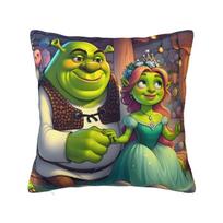 Custom Can't Today I'm Swamped Shrek Modern Pillow Cover Living Room Decoration Disney Cartoon Anime Cushions for Sofa 20x20Inch