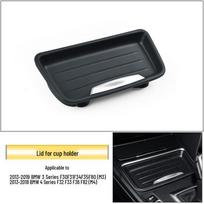 BMW 3 & 4 Series Armrest and Cup Holder Cover Set black