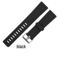 Fitbit Versa/Versa 2 silikoninis dirželis išmaniajam laikrodžiui Large juoda