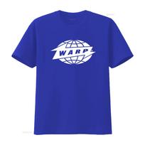 Vintažiniai Warp Records marškinėliai Aphex Twin Boards of Canada Autechre Ilgi arba s Retro Globe dizainas Muzikos mėgėjams vintažiniai skalbti L blue