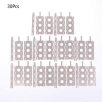 30pcs 18650 Lithium Battery Nickel Sheet 5Set Polygonal Battery Nickel Sheet For Spot Welding Machine Batteries Connection Sheet