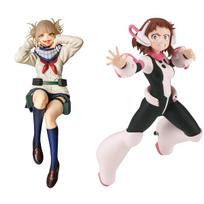 MHA Anime figūrėlė Sėdinčios pozos Toga Himiko Figūrėlė Uraraka Ochako Veiksmo Figūrėlė Kolekcinė Lėlė Žaislas Modelis Berniukams Mergaitėms Kalėdinės Dovanos 13-16CM
