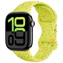 Silicone Strap for Apple Watch Ultra 3 2 49mm 11 10 42/46mm Breathable Band iWatch Series 9 8 7 6 5 SE 45mm 41mm 44mm 40mm Belt Series 11-10 42mm white