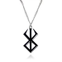 Žaidimas Berserk Logo Pakabukai Kardo Vėjas Legends Kaklo papuošalas moterims Vyrams Papuošalai Dovana black