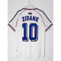 1998 m. Pasaulio taurė Prancūzija namų mėlyna Nr. 10 Zidane, Ne. 12 Henry Fan Edition klasikiniai retro marškinėliai default white