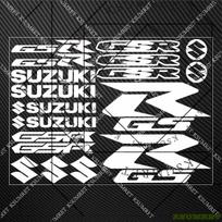 AAGK1 Suzuki Gsr Lipdukai Motociklo Lipdukas Decal Gsr 600 750 Lipdukai balta