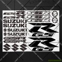 AAGK1 Suzuki Gsr Lipdukai Motociklo Lipdukas Decal Gsr 600 750 Lipdukai juoda