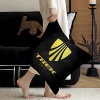 T-Treks Bicycle Cushion Cover Pillow Cover Decor Pillowcase Printed Cushion Case For Couch Peach skin 18*18(CM)-1Pcs brown