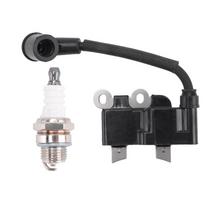 M63K-291337001 Ignition Coil For Ryobi RY251PH RY252CS RY253SS RY254BC 25Cc 25.4Cc String Trimmer + Spark Plug juoda