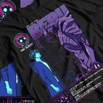 Solo Leveling T-Shirt, Sung vs Berus Tee, Unisex Cotton Shirt, Manga Fan Gift. XL blue