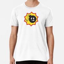 Serious Sam Bomb Logo T-Shirt XXXL white