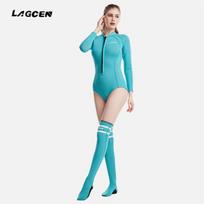LAGCEN 2.5mm Neoprene Wetsuit Women Full-Body Thermal Dive Suit Surfing Snorkeling Swimming In Cold Water XXL blue