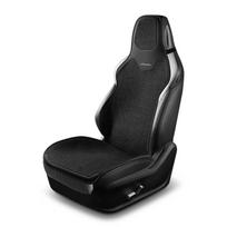 Universalus lino automobilio sėdynės užvalkalas Keturiems sezonams Automobilio lino patogus kvėpuojantis neslystantis užvalkalas Pagalvėlė SUV automobilio sėdynės apsauga 1pc black one-piece