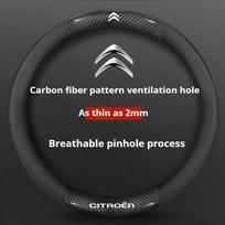 Citroen C1 C2 C3 C4 C5 C6 C4L Berlingo Picasso Aircross Sega Elysee 38cm Neslystanti odos anglies pluošto vairo apdangalas black