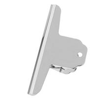 Large Bull Binder Clip 6.3in Wide Stainless Steel Strong Clamping Force Simple Large Hinge Clip for Drawing Office School white