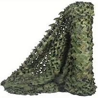 Kamufliažinis tinklelis: Medžioklė, stovyklavimas, karinės temos, skėčiai nuo saulės ir slėptuvės – Woodland Camo tinklas lauke 1.5Mx2M(4.9ftx6.6ft)