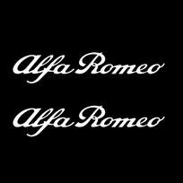 2 vnt. Automobilio lipdukas vandeniui atsparūs automobilio priedai Skirta Alfa Romeo Giulia Stelvio MiTo Giulietta Tonale ALFA 4C Disco Volante Gloria ZO0