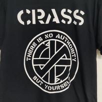 T-shirt (screen printed/handmade) punk anarcho-punk the mob conflict omega tribe rudimentary peni zounds 140 black