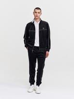 Sergio Tacchini M Kasdienis aksominis sportinis švarkas (Juoda) Bks/L black