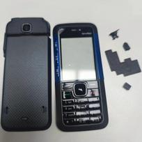 Pilnas korpusas Nokia 5310 XpressMusic Priekinis rėmelis Galinis dangtelis Galinis dangtelis Angliškas klaviatūros keitimas mėlyna