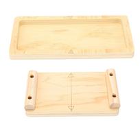 Wooden Finger Exerciser Shock Absorption Wrist Competition Board for Climbers Grip Training beige