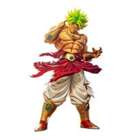 22cm CK&Jt Statulėlė Dragon Ball Z Broly Figūrėlė Ssj3 Broly Super Saiyan PVC Veiksmo Figūrėlės Kolekcinis Režimas Žaislai Dovanos 22cm brown