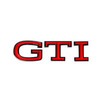 3D ABS GTI Letter Emblem Decal Car Styling Body Trunk Badge Sticker Decoration Auto Modification Accessories For Volkswagen VW 1pcs