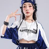 Madingas Hip Hop Džiazo Šokio Apranga Mergaitėms - Madingas Vaikų Spektaklio Kostiumas 170 cm gray