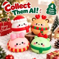 Kalėdiniai Squishies Lėtai Kylančios Streso Malšinimo Žaislai Mielas Kalėdų Senelis Elnias Minkšti Suspaudžiami Fidget Sensoriniai Naujovė Šventės Party Dovana Vaikams Suaugusiems 1pcs(Random style) brown