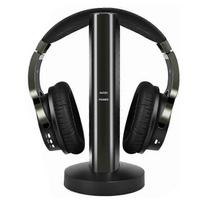 Enhanced Volume Wireless TV Headphones Comfortable Over Ear No Delay 2.4G Digital RF Technology for Uninterrupted Audio less