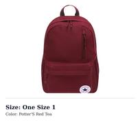 Converse Polyester Backpack Porter Tea Red CV2443021PS-005 One Size 1 raudona