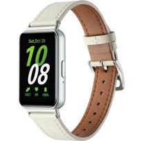 Leather Strap for Samsung Galaxy Fit 3, Beige black