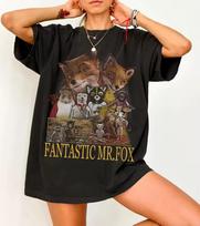 Fantastic Mr Fox Wes Anderson Movie Roald Dahl Mr Fox Wes Anderson Vintage Movie Shirt T-shirts Films 140 brown