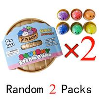 6 vnt. Mini koldūnai su garintuvu Spaudžiami žaislai Rinkinys Minkšti Streso mažinimo Krištoliniai Tampomi Fidget Sensoriniai žaislai Vakarėlio dovanėlės Dovana