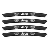 Jeep 4vnt. Automobilio Emblema Ratlankių Lipdukai Decals Modifikavimo Aksesuarai Compass Renegade Cherokee Wrangler JK Patriot Liberty black