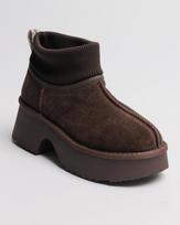 Ugg batai su platforminiu padu Allsy 8752 36 rudi zomša vilna 39 ruda