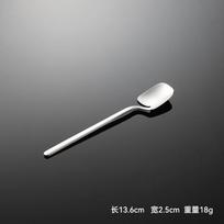 304 stainless steel 041 series curved western knife fork spoon matte surface creative Korean tableware main spoon gray