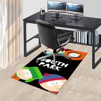 South Park Biuro Kėdės Kilimėlis: Unikalus kilimas dovanai namams, biurui, bet kokiam kambariui 60cm by 90cm gray