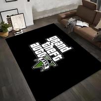 Classic Exciting Game GTA Printed Carpets for Home Living Room Bedroom Sofa Doormat Decor Kitchen Hallway Decor 40cm x 60cm white