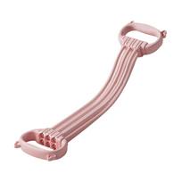 35 LB Yoga Resistance Band 8 Resistance Bands Fitness Resistance Band  for Gym Stretching Pilates rožinė