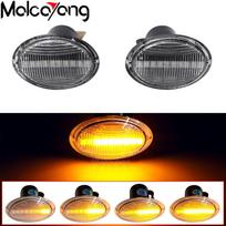 Car Led Dynamic Side Marker Turn Signal Light for Fiat 500 Ford KA Lancia Lybra Ypsilon Maserati GranCabrio Granturismo Alfa 4C gray