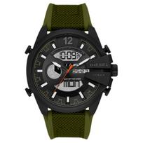 Diesel Mega Chief Watch Quartz Movement Silicone Strap 51Mm Black Dial Men watches DZ4549 Jasper black