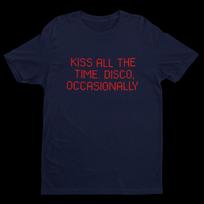 Harry Styles  Kiss All The Time, Disco, Occasionally  Retro Pikselių Šriftas Dvigubos Pusės Spaudos Oversized Marškinėliai | Pop Muzikos Gerbėjų Merch Marškinėliai S juoda