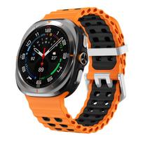 Originalūs dirželiai Samsung Galaxy Watch Ultra 47mm Aksesuarai Jūros Sportas silikoninė Apyrankė correa Galaxy Watch 7 ultra Dirželis Galaxy watch Ultra gray