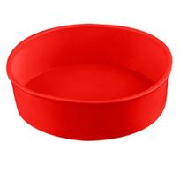 Silicone Cake Mold Easy To Clean Tray for Baking, Kitchen Baking Mold Non-stick Baking Tray Cake 6/8/10 Inch Baking Tools red